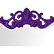 Talida 38 X 27 inch Glossy Royal Purple Wall Mirror